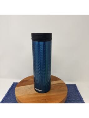 CONTIGO 20oz Twistseal Stainless Steel Tumbler Bottle midnite Texture Mug